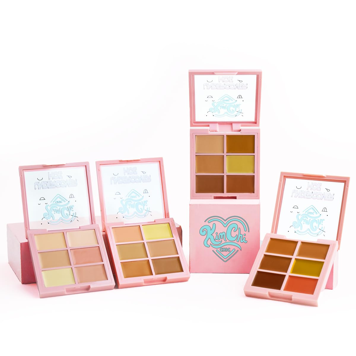 Kimchi Chic Undercover Hoe Corrector Palette – Full Coverage Concealer, Long-Wearing, Cruelty-Free, Light 0.25oz