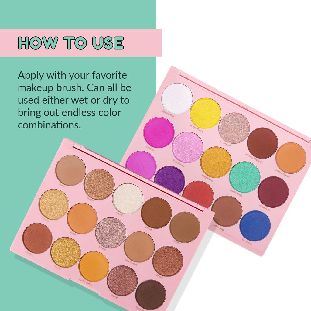 Kimchi Chic Beauty The Happy Palette - You Make Me Happy | Bold, Long-Lasting Eyeshadows
