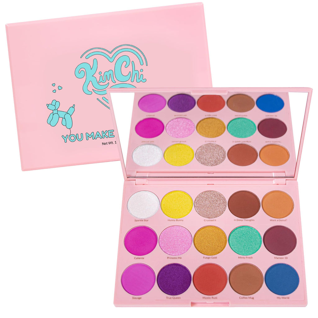 Kimchi Chic Beauty The Happy Palette - You Make Me Happy | Bold, Long-Lasting Eyeshadows