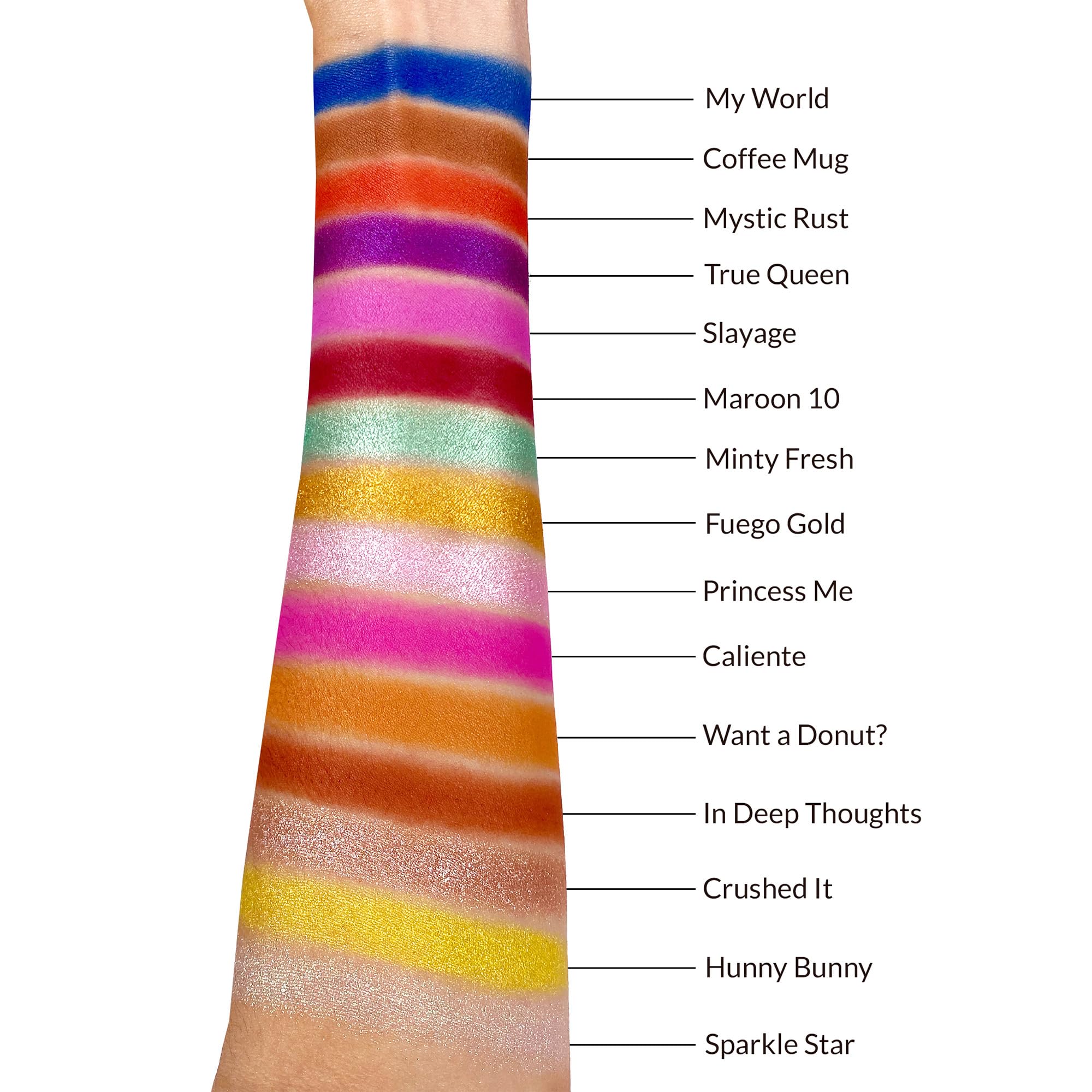 Kimchi Chic Beauty The Happy Palette - You Make Me Happy | Bold, Long-Lasting Eyeshadows