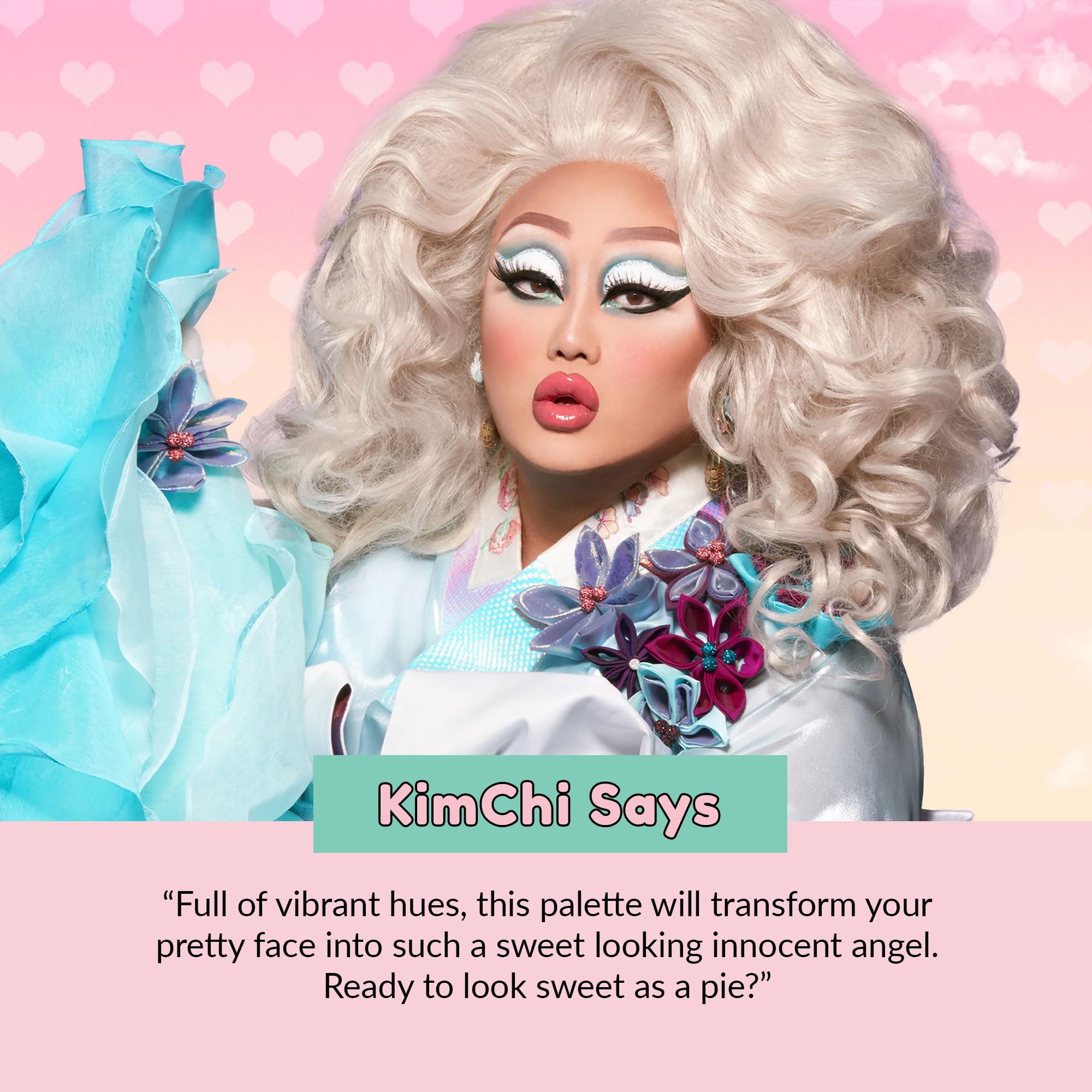 Kimchi Chic Beauty The Happy Palette - You Make Me Happy | Bold, Long-Lasting Eyeshadows