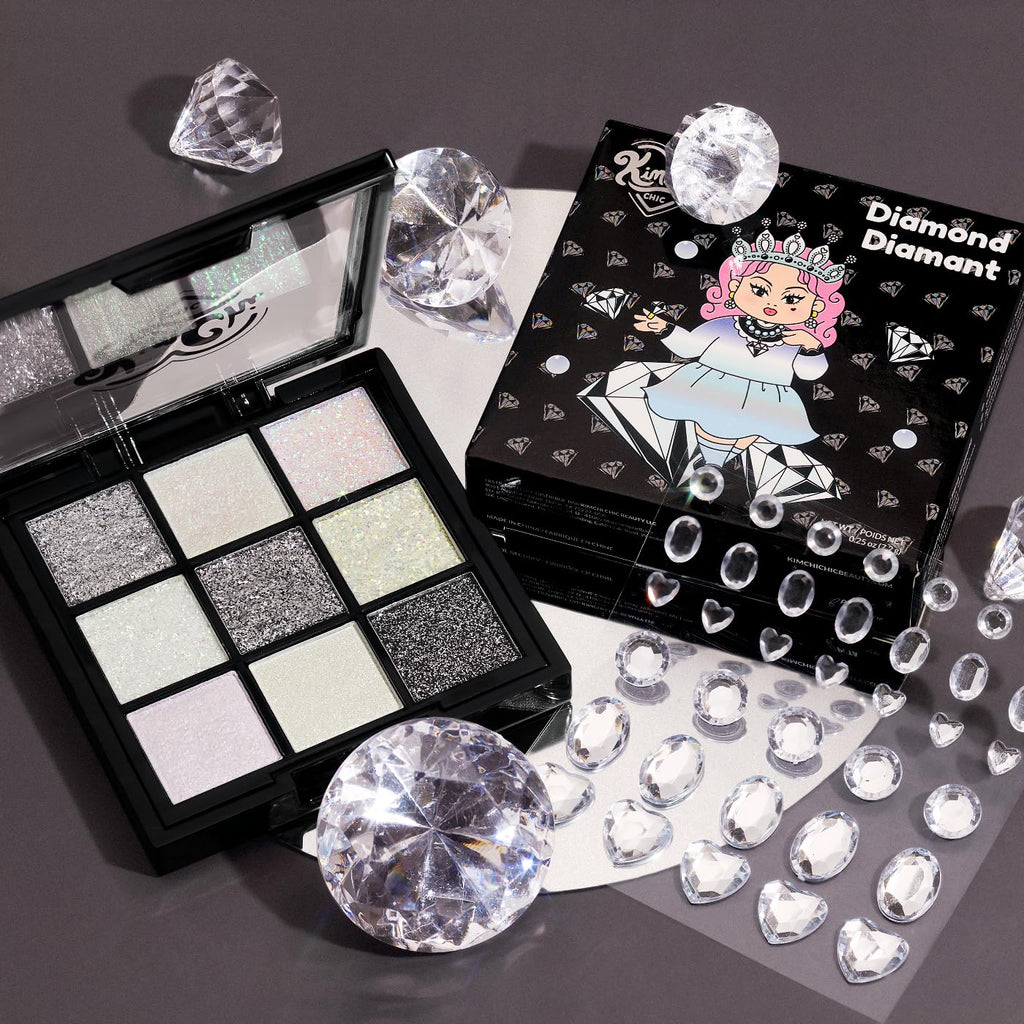 KimChiChic Beauty Jewel Collection Eyeshadow Palette – Matte & Glitter