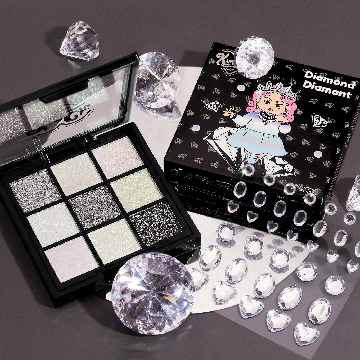 KimChiChic Beauty Jewel Collection Eyeshadow Palette – Matte & Glitter