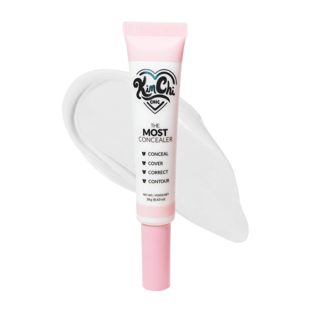 KimChiChic Beauty The Most Concealer | Full Coverage & Water-Resistant, Multi-Use with Brush