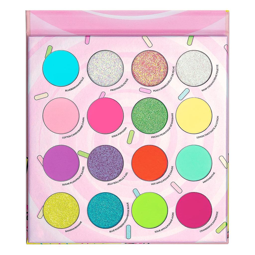 KimChiChic Beauty Donut Collection Eyeshadow Palette – 16 Matte, Pigment & Glitter Shadows
