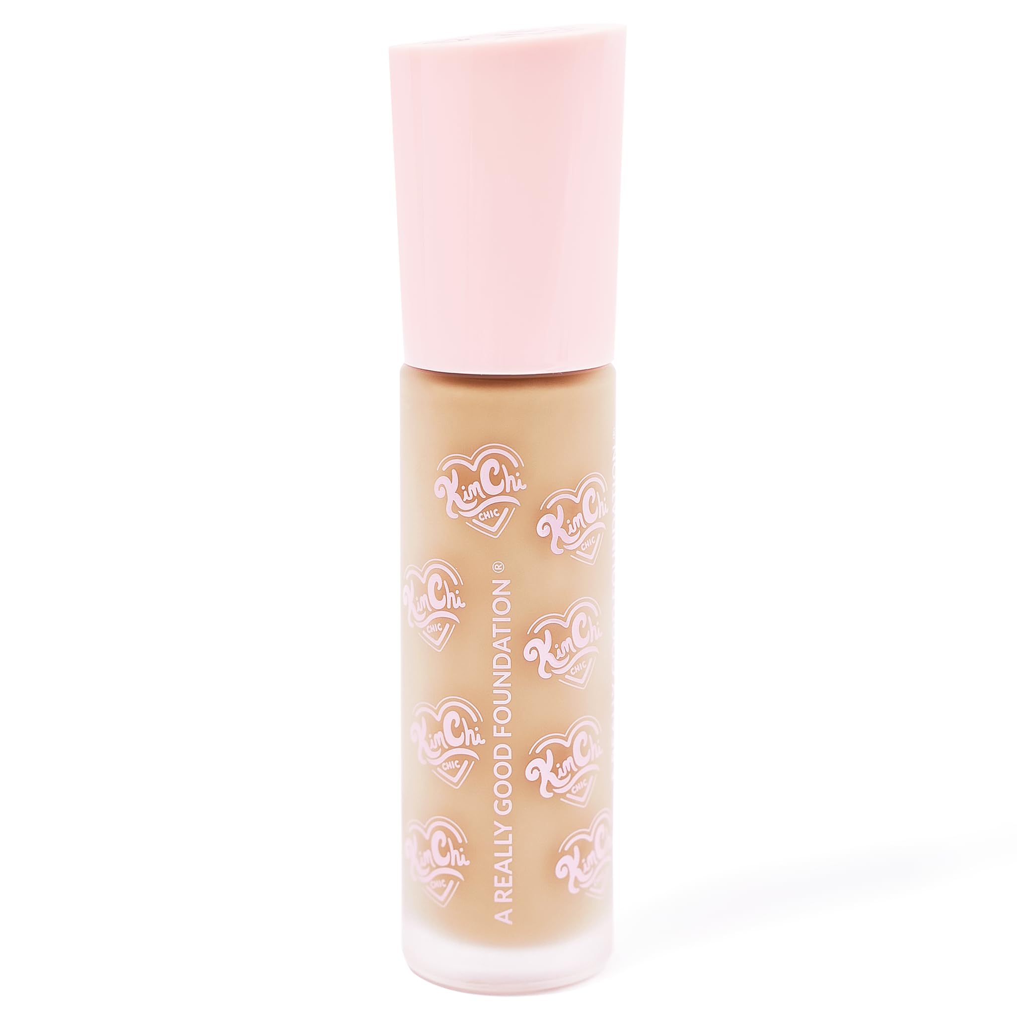 KimChiChic Beauty A Really Good Foundation | Medium to Full Coverage | Lightweight, Long-Lasting | Vegan & Cruelty-Free | 1.0 fl oz | 109L Light + Warm Undertones
