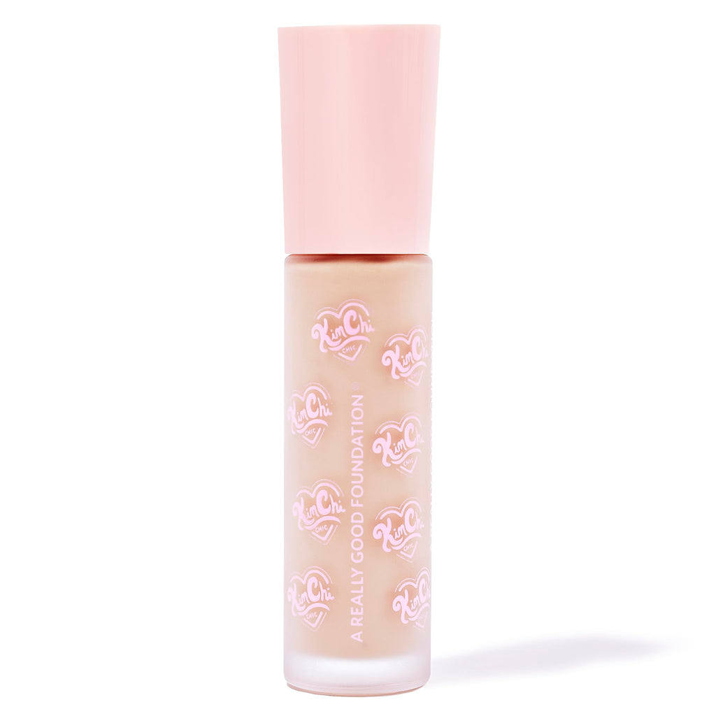 KimChiChic Beauty A Really Good Foundation – Medium to Full Coverage, Lightweight, 101L Very Fair + Neutral Undertones