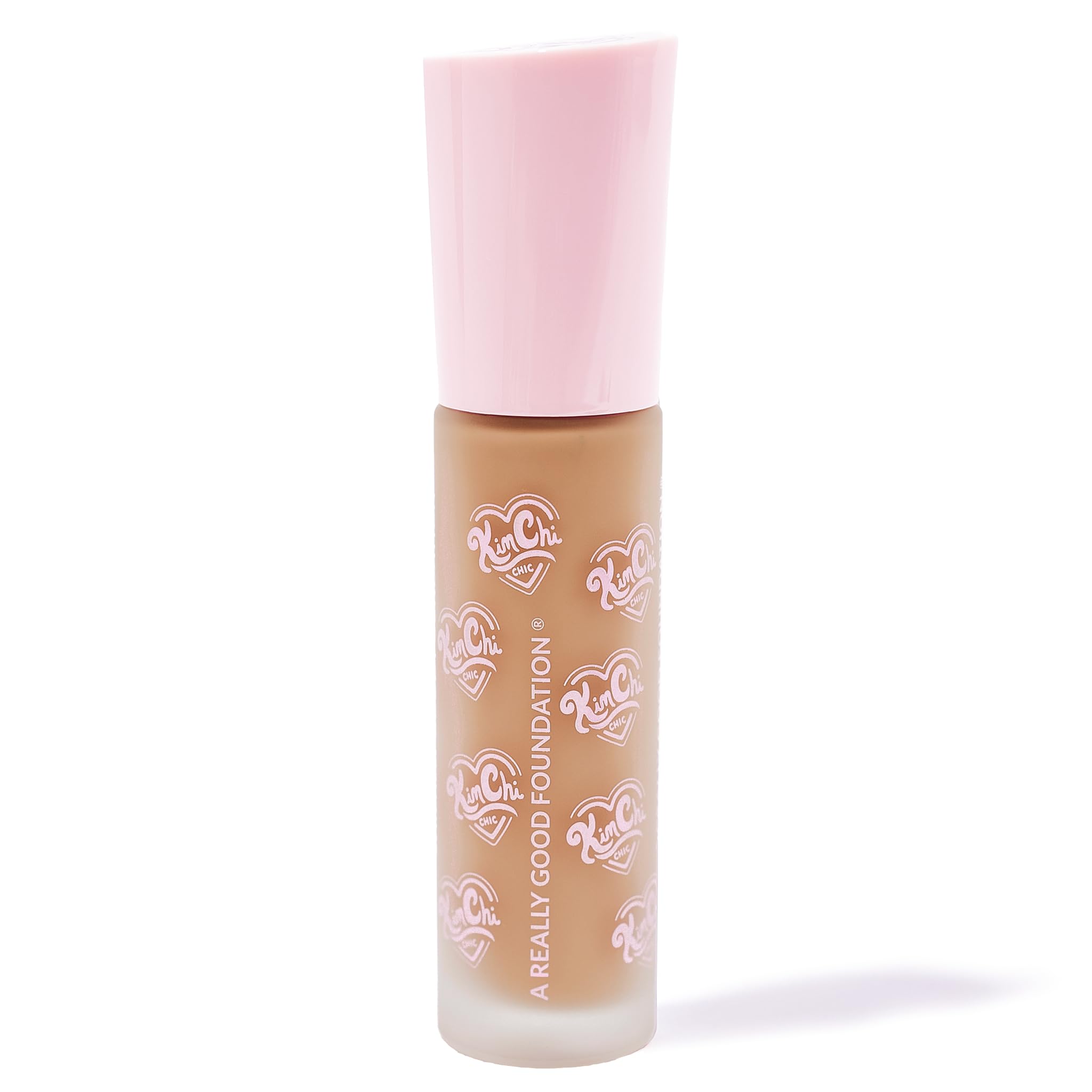 KimChiChic Beauty A Really Good Foundation – Medium to Full Coverage, Lightweight, Vegan & Cruelty-Free | 1.0 fl oz (113M Light/Medium Warm Undertones)