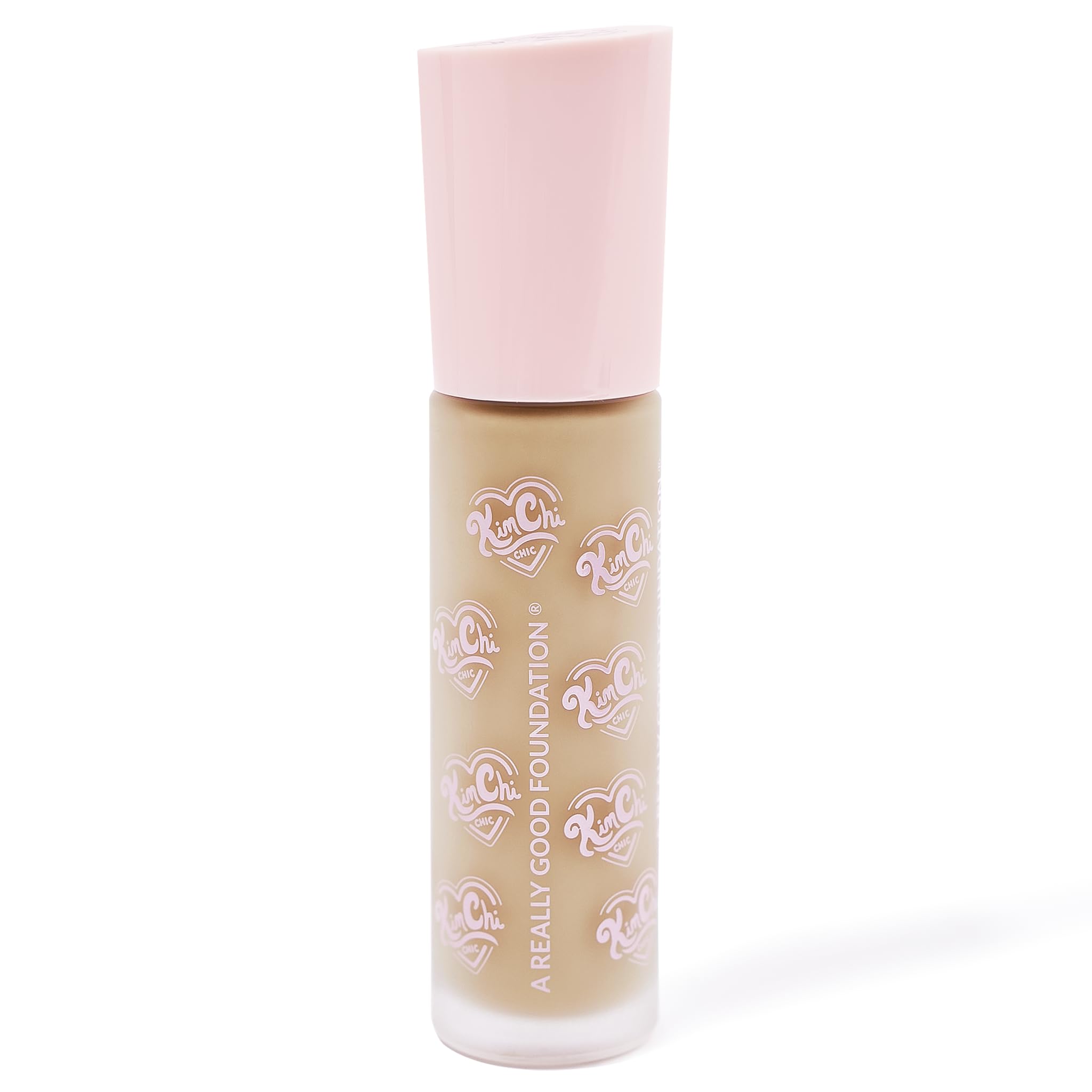 KimChiChic Beauty A Really Good Foundation – Medium to Full Coverage, Lightweight, Vegan & Cruelty-Free (1.0 fl oz, 106L Light + Neutral Undertones)