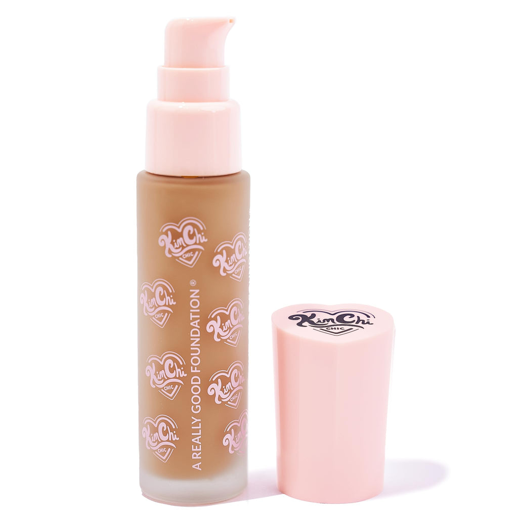 KimChiChic Beauty A Really Good Foundation 117M | Medium to Full Coverage, Lightweight, Vegan & Cruelty-Free