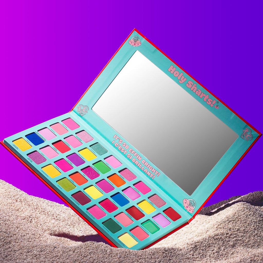 KimChiChic Beauty Holy Sharts Eyeshadow Palette – 40 Colorful, Blendable, Long-Lasting Shades