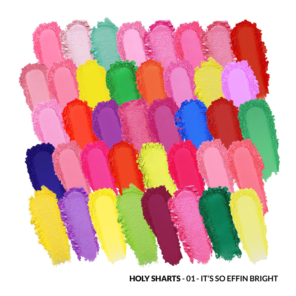 KimChiChic Beauty Holy Sharts Eyeshadow Palette – 40 Colorful, Blendable, Long-Lasting Shades
