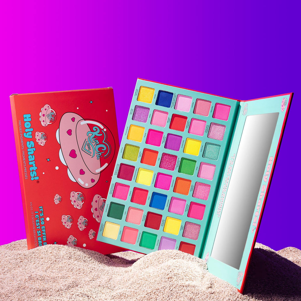 KimChiChic Beauty Holy Sharts Eyeshadow Palette – 40 Colorful, Blendable, Long-Lasting Shades