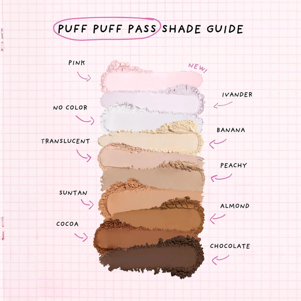 KimChiChic Mini Me Puff Puff Pass Set + Banana Bake Setting Powder, 0.17oz
