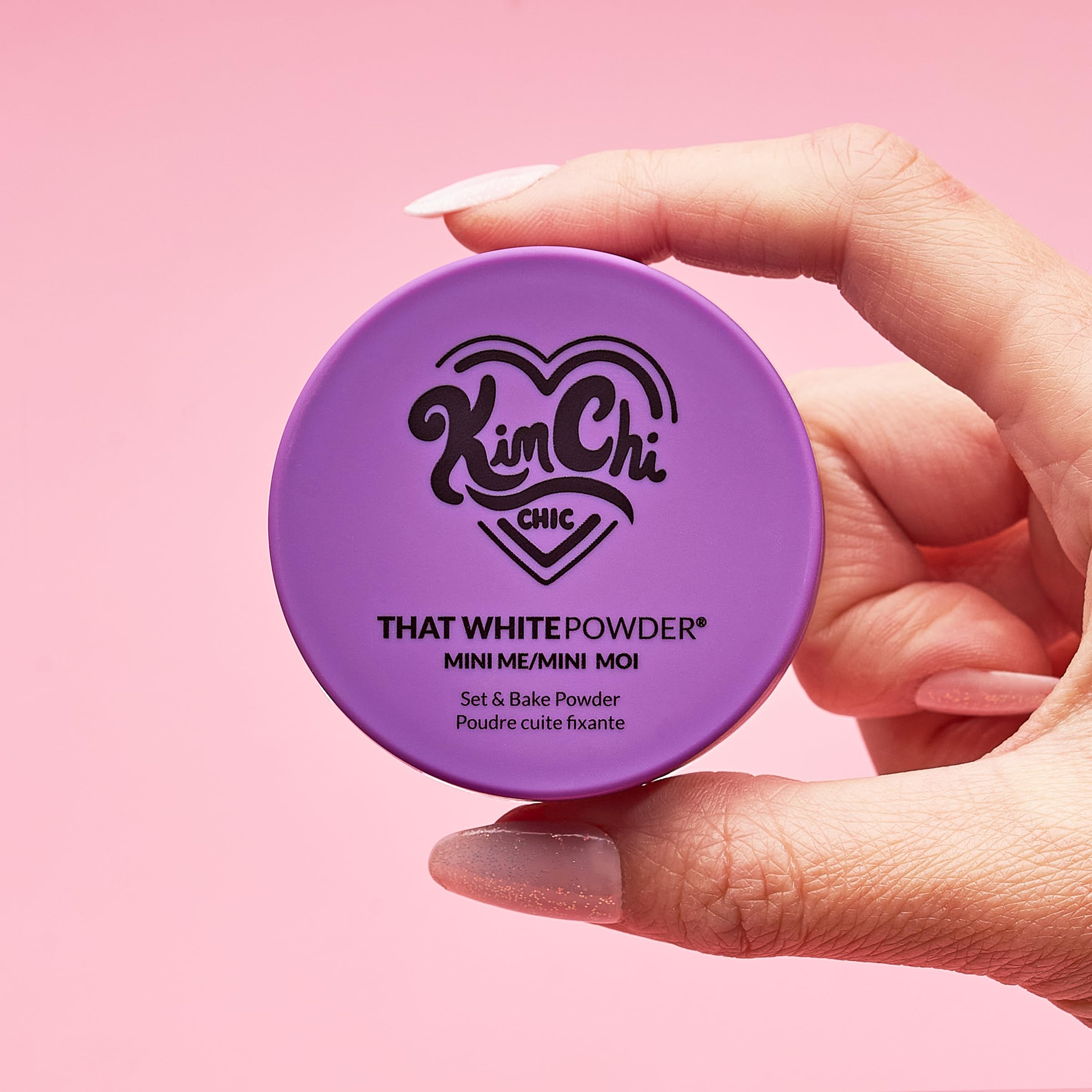 KimChiChic Beauty Mini Me That White Powder Set | Matte Setting Powder 0.17 oz