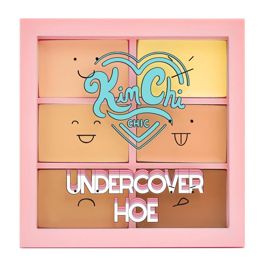 Kimchi Chic Beauty Undercover Hoe Corrector Palette – Full Coverage Concealer, Creamy & Long-Wearing, Cruelty-Free (Medium, 0.25 oz)