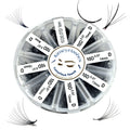 Kimeyelashes Premade Volume Fans 9–16mm | C/D Curl Wispy Promade 4D–10D