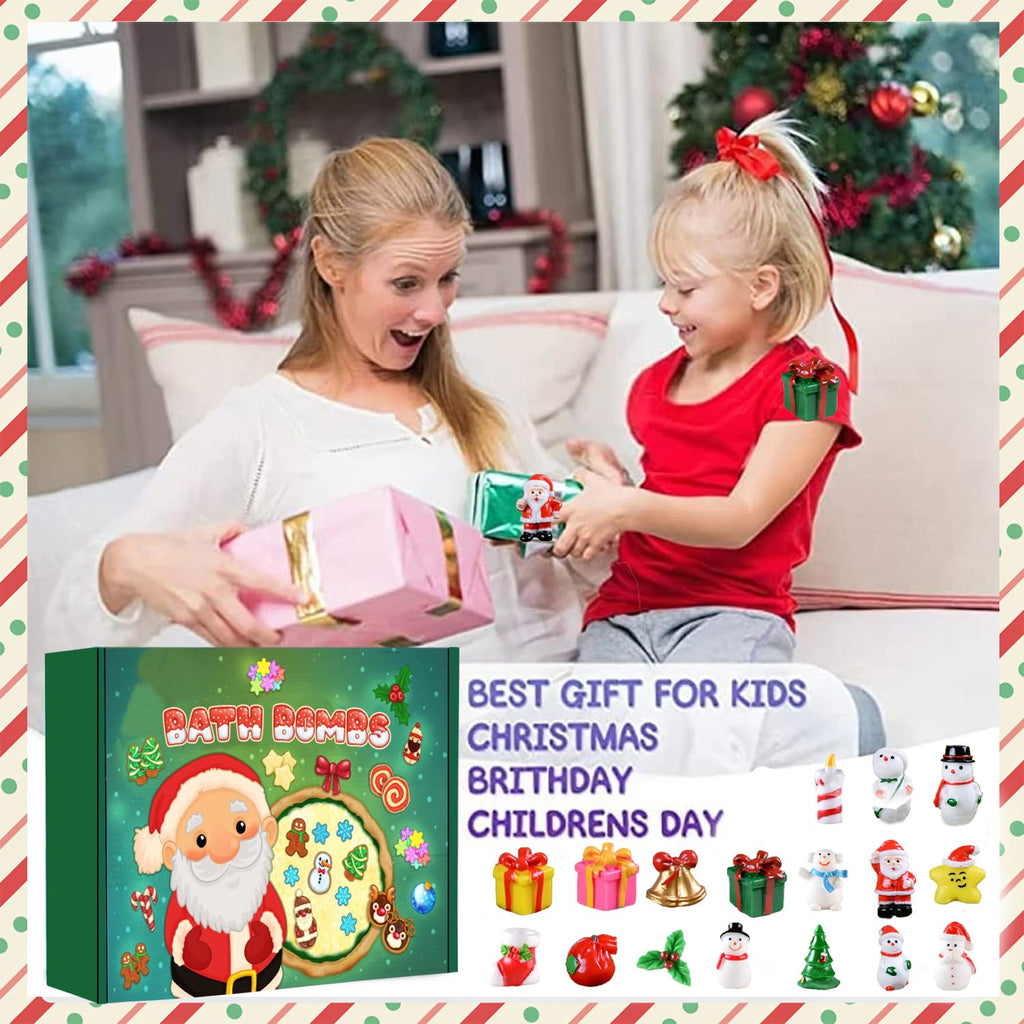 Kims Cosiart 20-Pack Bath Balls with Surprises – Christmas Gift Set