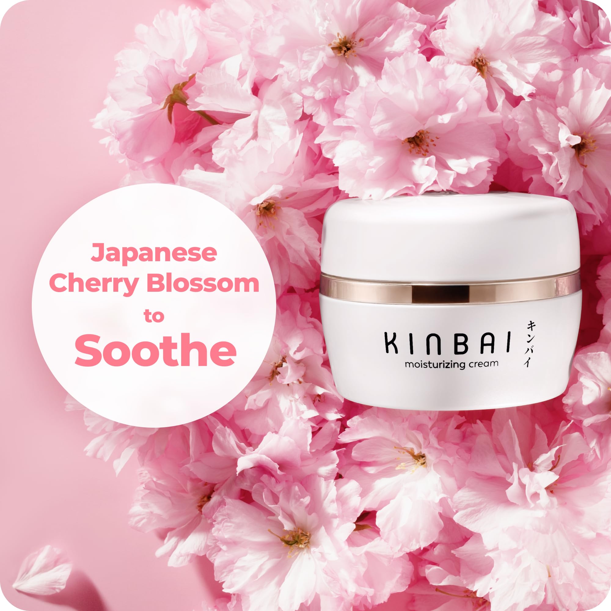 Kinbai Face Cream – Fragrance-Free Hydrating Collagen Peptide Moisturizer