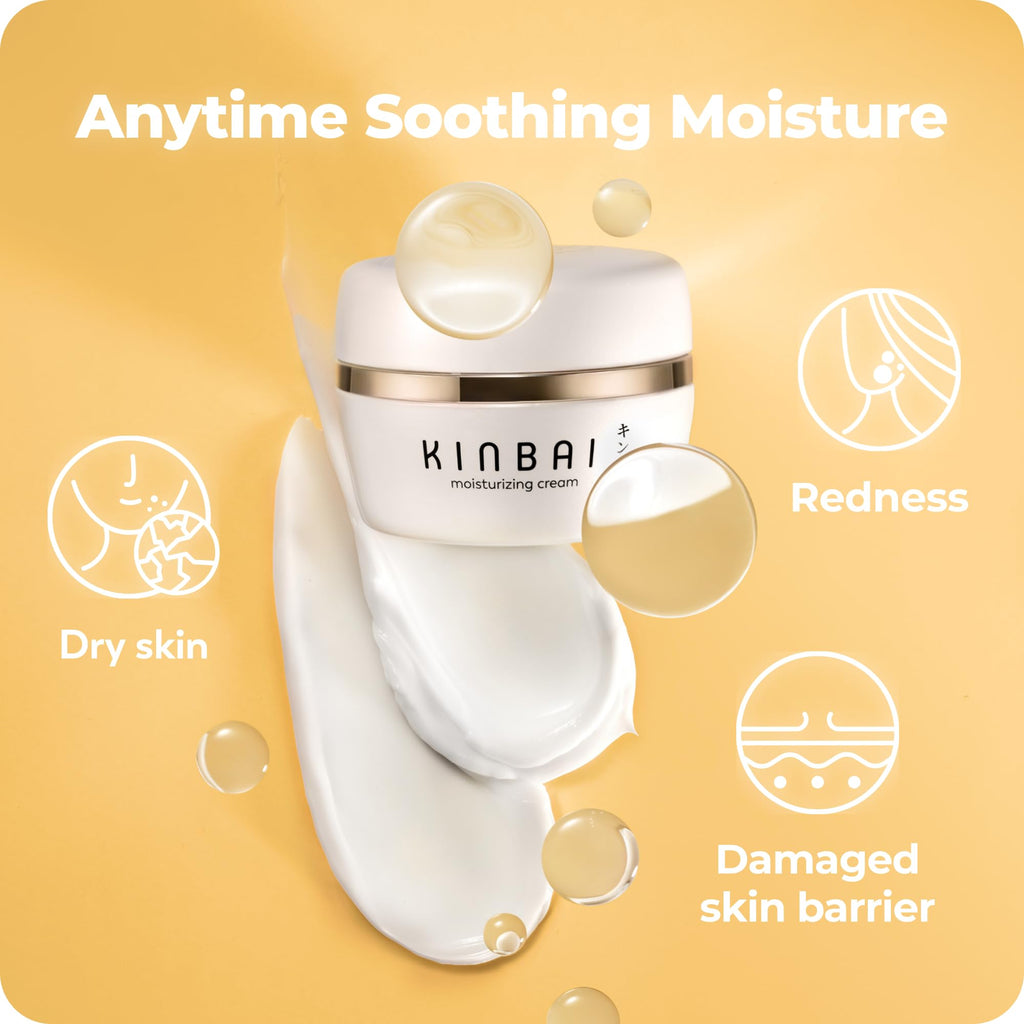 Kinbai Face Cream – Fragrance-Free Hydrating Collagen Peptide Moisturizer