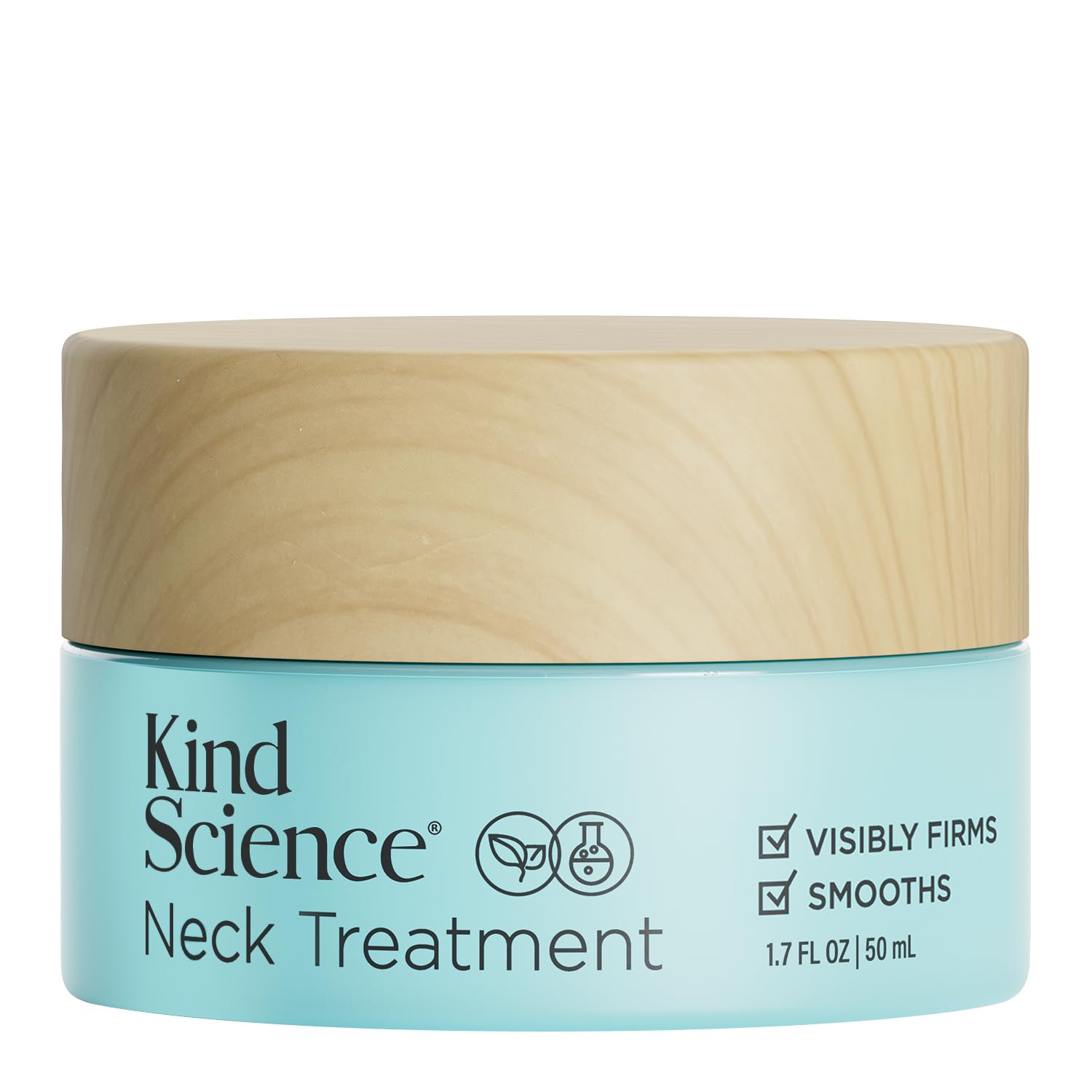 Kind Science Neck Treatment – Firming, Lifting & Hydration (1.7 oz) | Paraben, Dye & Fragrance Free, Cruelty-Free