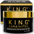 KING Complexion Shea Cocoa Body Butter - Organic, Non-Greasy 8 oz for Melanin-Rich Skin