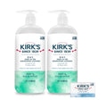 Kirks 3-in-1 Head to Toe Nourishing Cleanser & Bar Soap – Mint & Eucalyptus, Coconut Oil, Aloe, 32 oz (2-Pack)