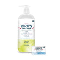 Kirk's 3-in-1 Castile Liquid Soap – Juniper & Lime Scent | Travel Size Bar + 32 oz Pump