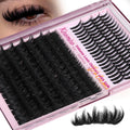 Kiromiro Lash Clusters with Spikes — Fluffy 10–18mm Volume DIY Lashes