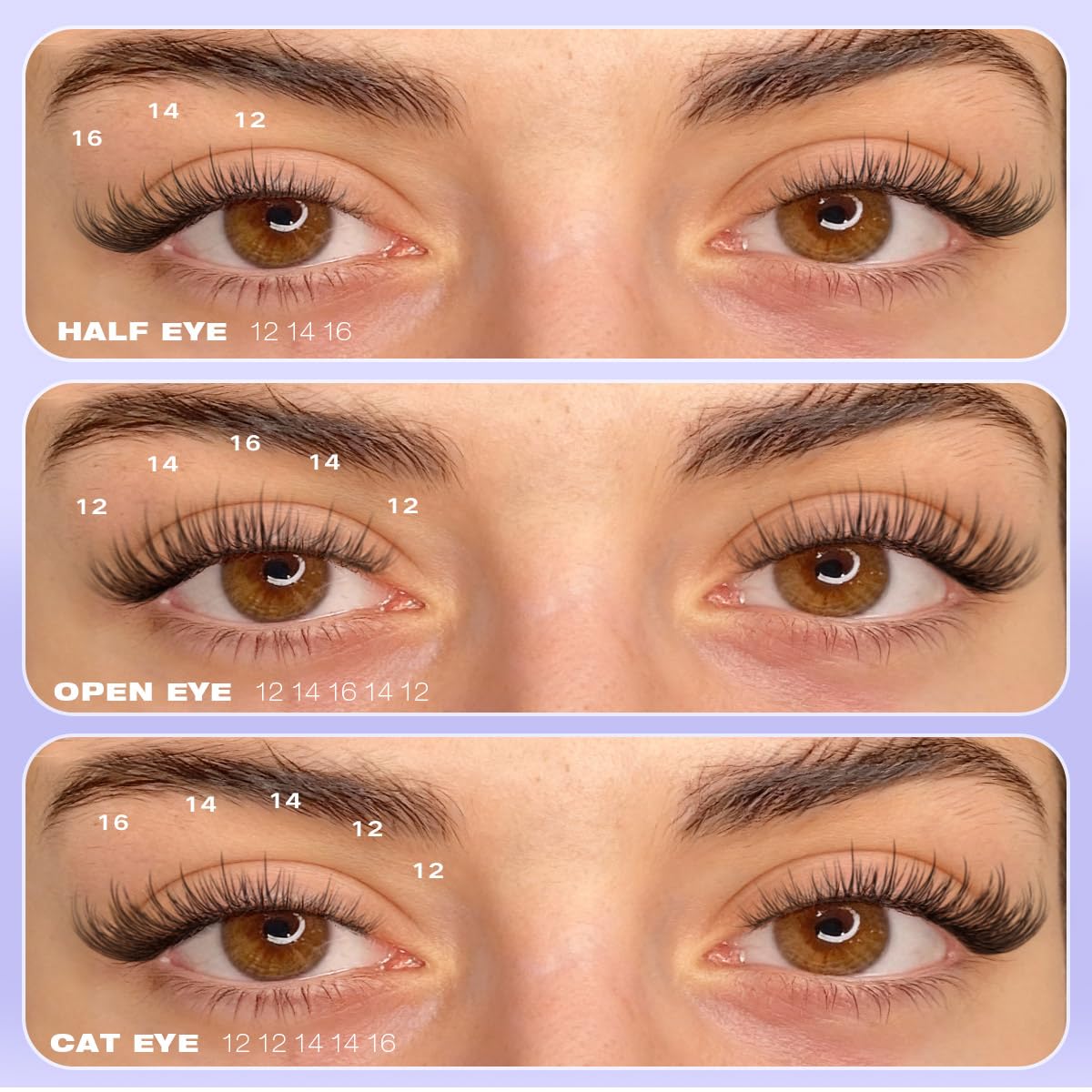 Kiromiro Natural Lash Clusters Kit 12–16mm C Curl | DIY Wispy Lashes with Bond & Seal & Tweezers