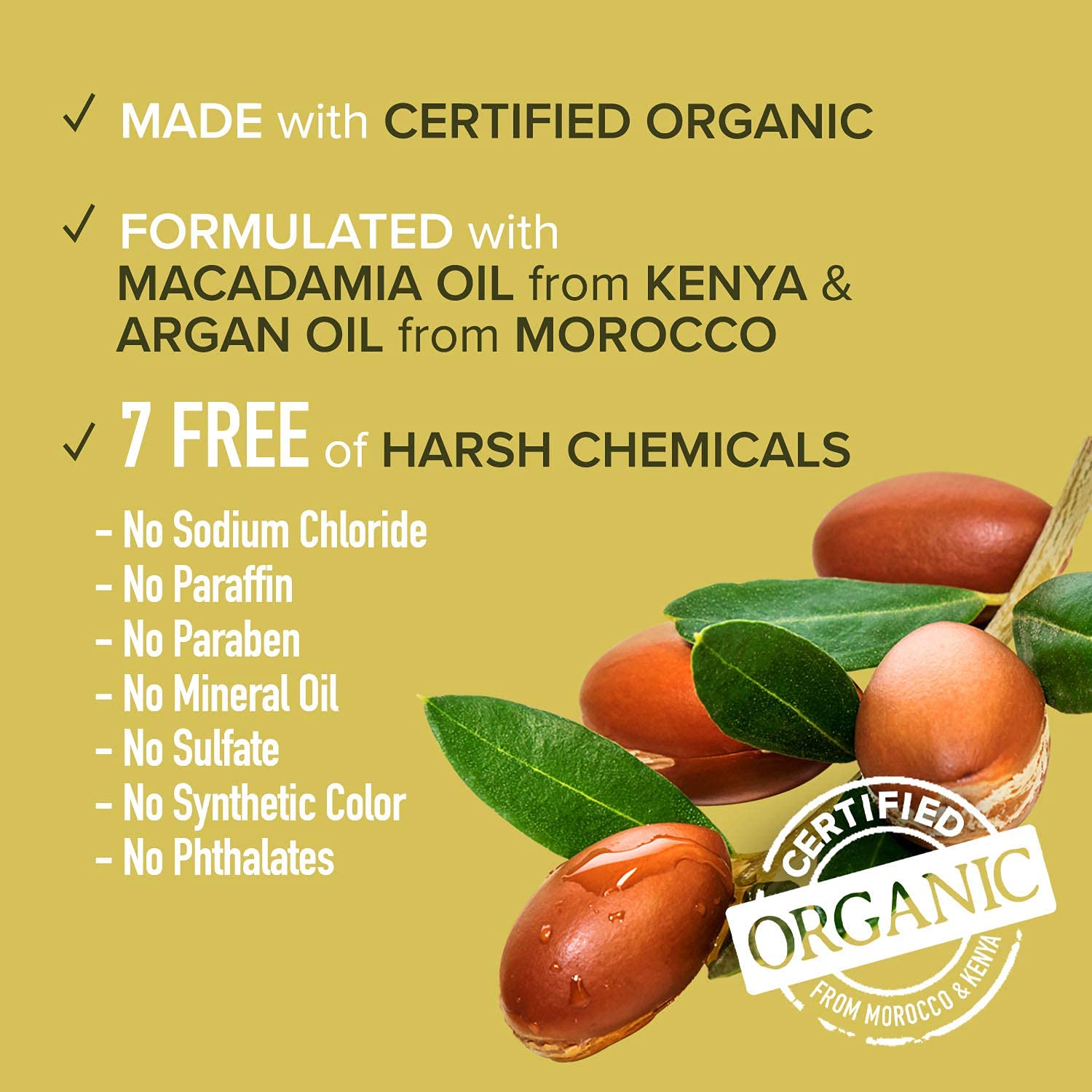 KISS Argan & Macadamia Reparative Hair Oil Serum 100mL