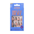 KISS Dreamdust Nails Kit — Ready-to-Wear Gel Sculpted Nails with Glue & Stick