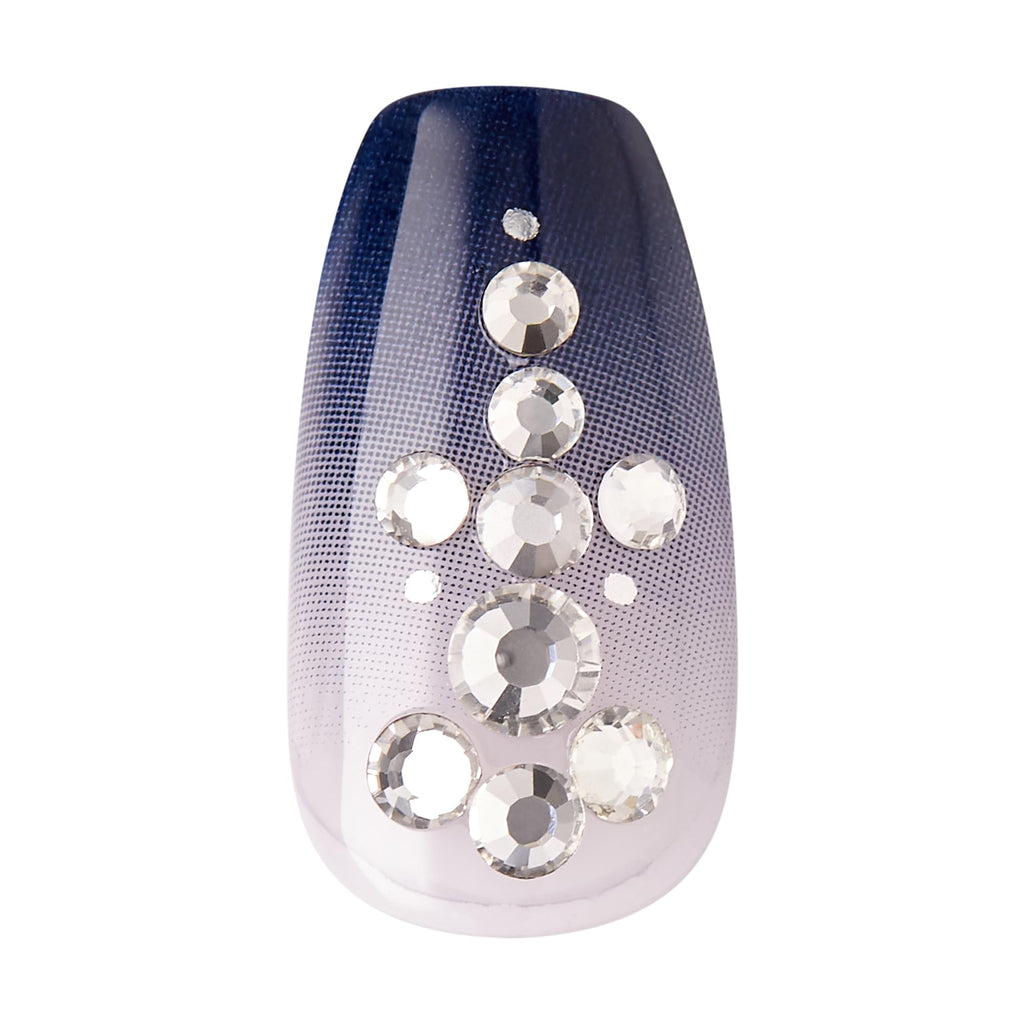KISS imPRESS No Glue Pedi Press-On Pedicure – 24 Nails, Prep Pad & Mini File | Adhesive-Free