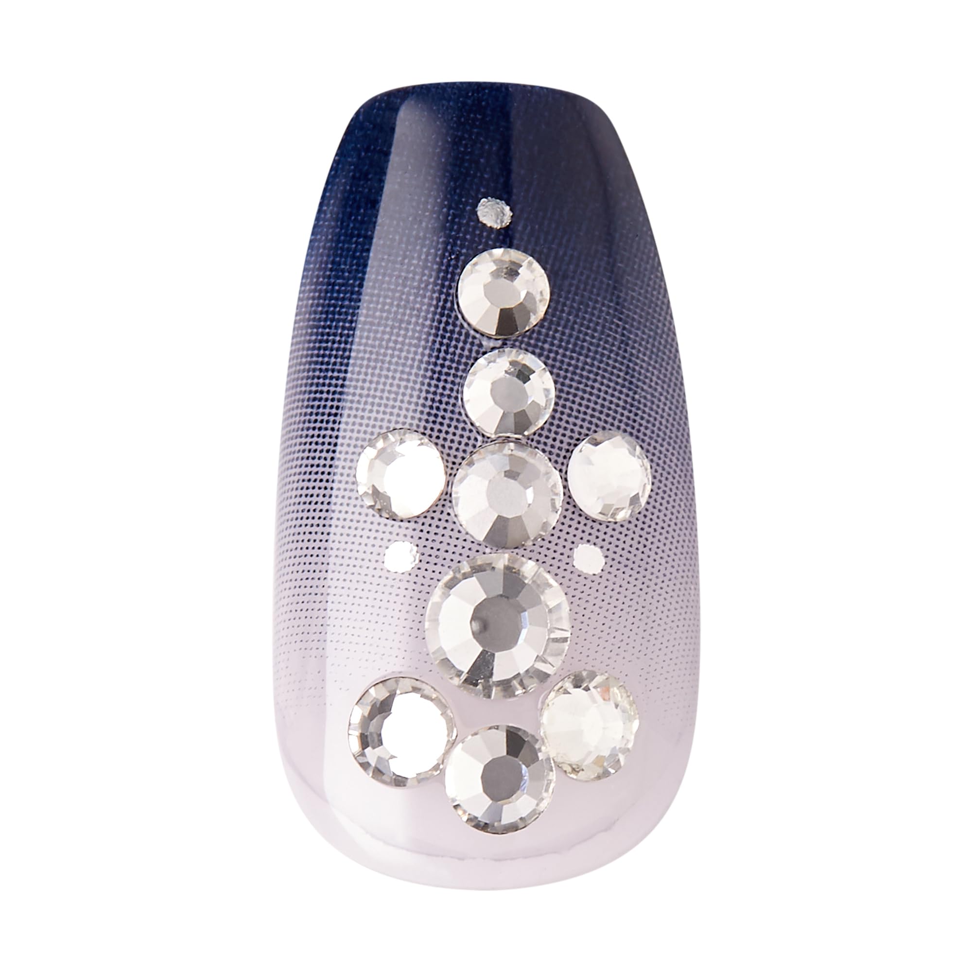 KISS imPRESS No Glue Pedi Press-On Pedicure – 24 Nails, Prep Pad & Mini File | Adhesive-Free