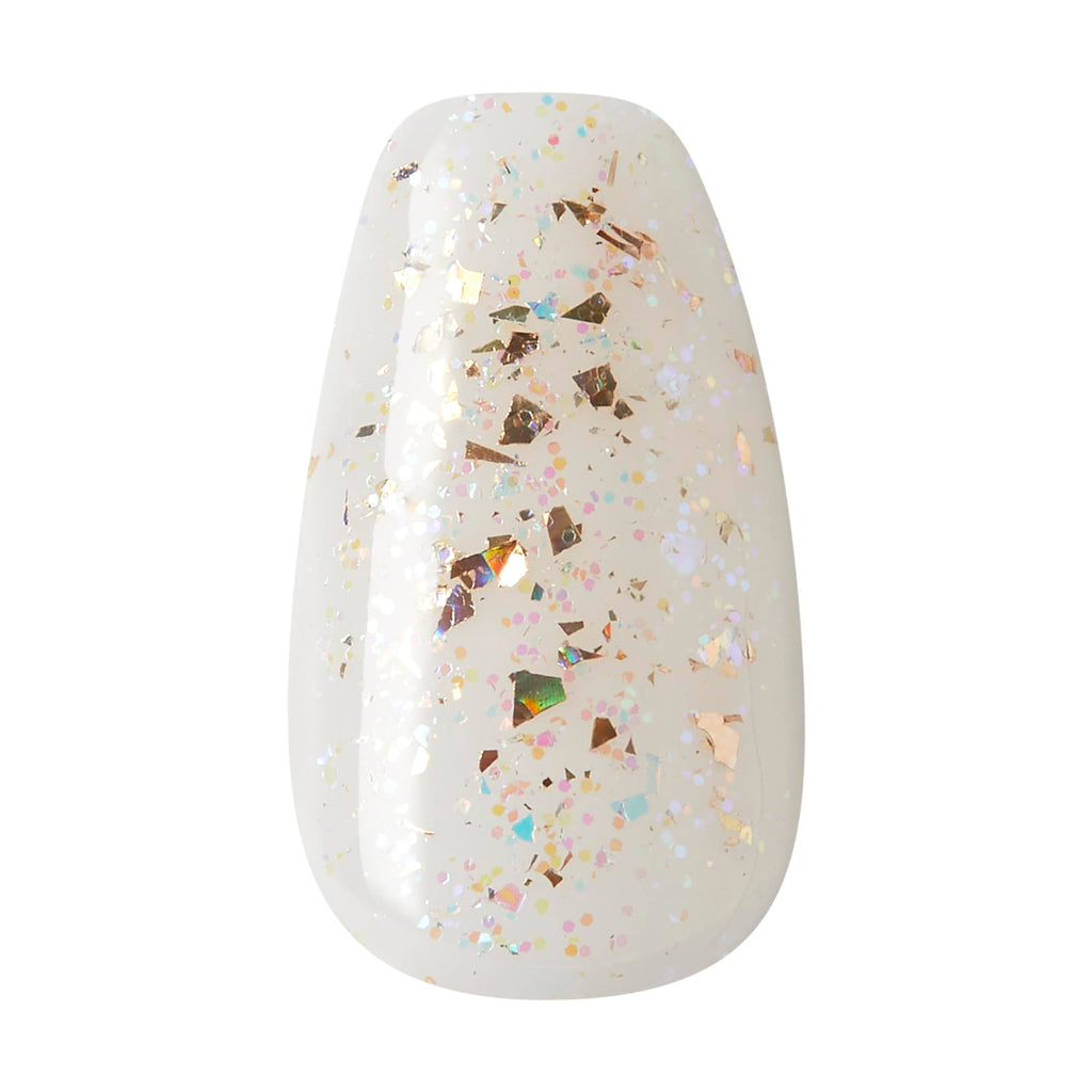 KISS imPRESS No Glue Pedi Press-On Pedicure – 24 Nails, Prep Pad & Mini File | Adhesive-Free