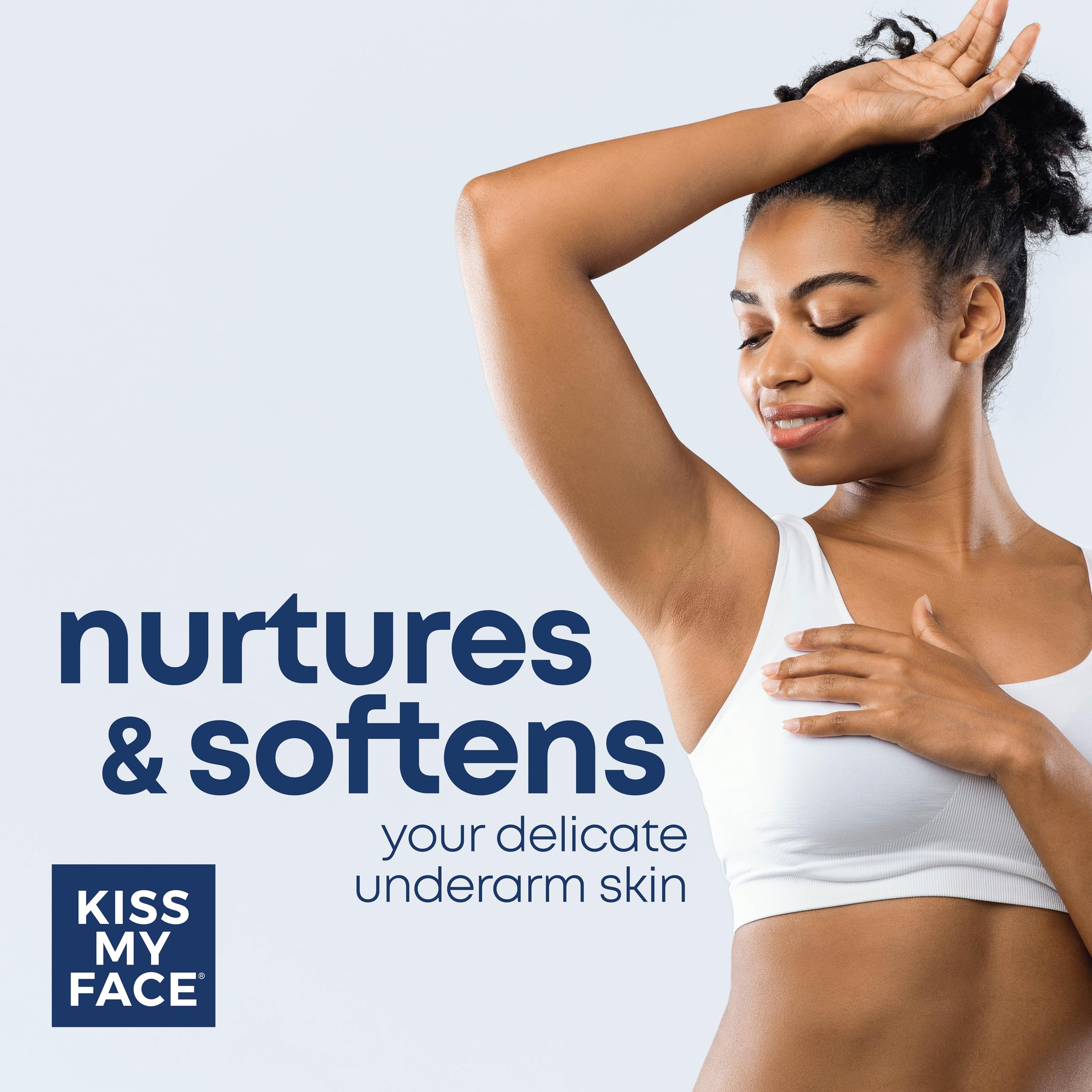 Kiss My Face Active Life Deodorant – Aluminum-Free, Fragrance-Free with Probiotics & Coconut Oil | 72 Hour Odor Control, 3-Pack