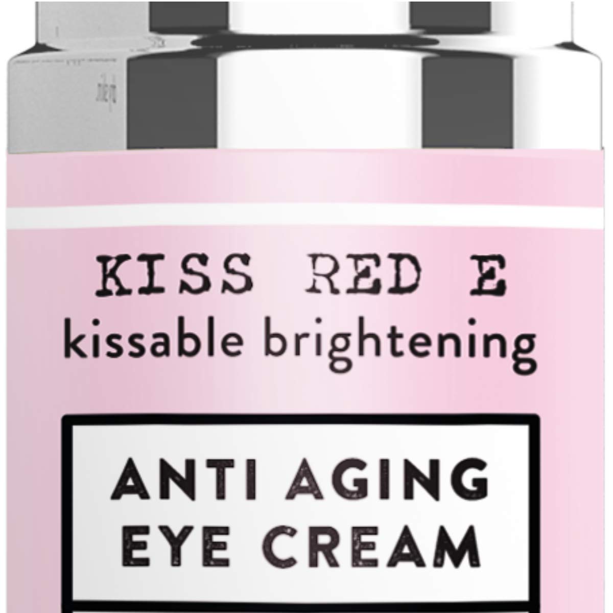 Kiss Red E Anti Aging Eye Cream – Vegan, Hydrating Eye Care for Dark Circles & Wrinkles – 1 oz