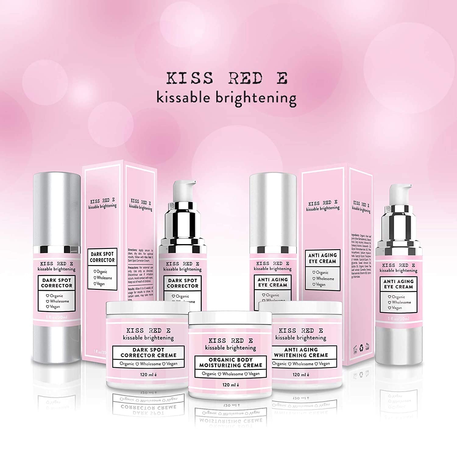 Kiss Red E Dark Spot Corrector for the Face – 4 oz Age Spot Remover Cream