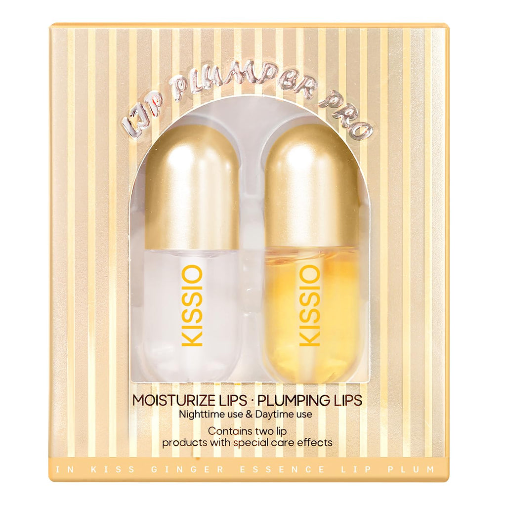 KISSIO Lip Plumper Duo – Day & Night Hydration, 11ml