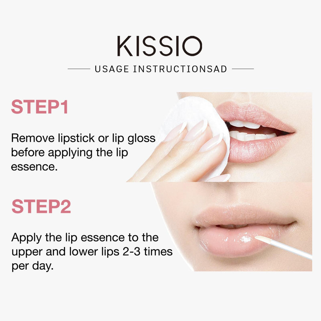 KISSIO Lip Plumper Duo – Day & Night Hydration, 11ml