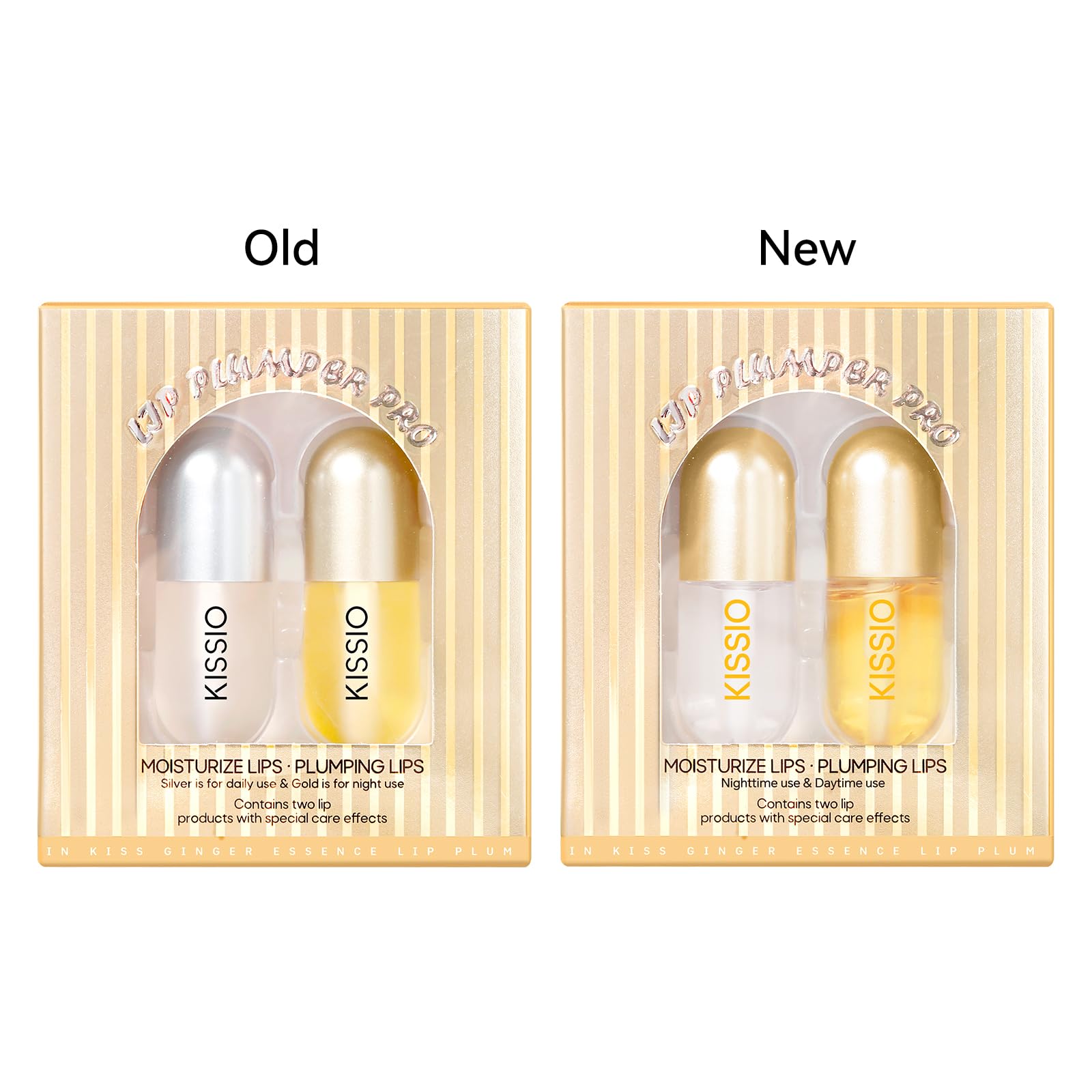 KISSIO Lip Plumper Duo – Day & Night Hydration, 11ml