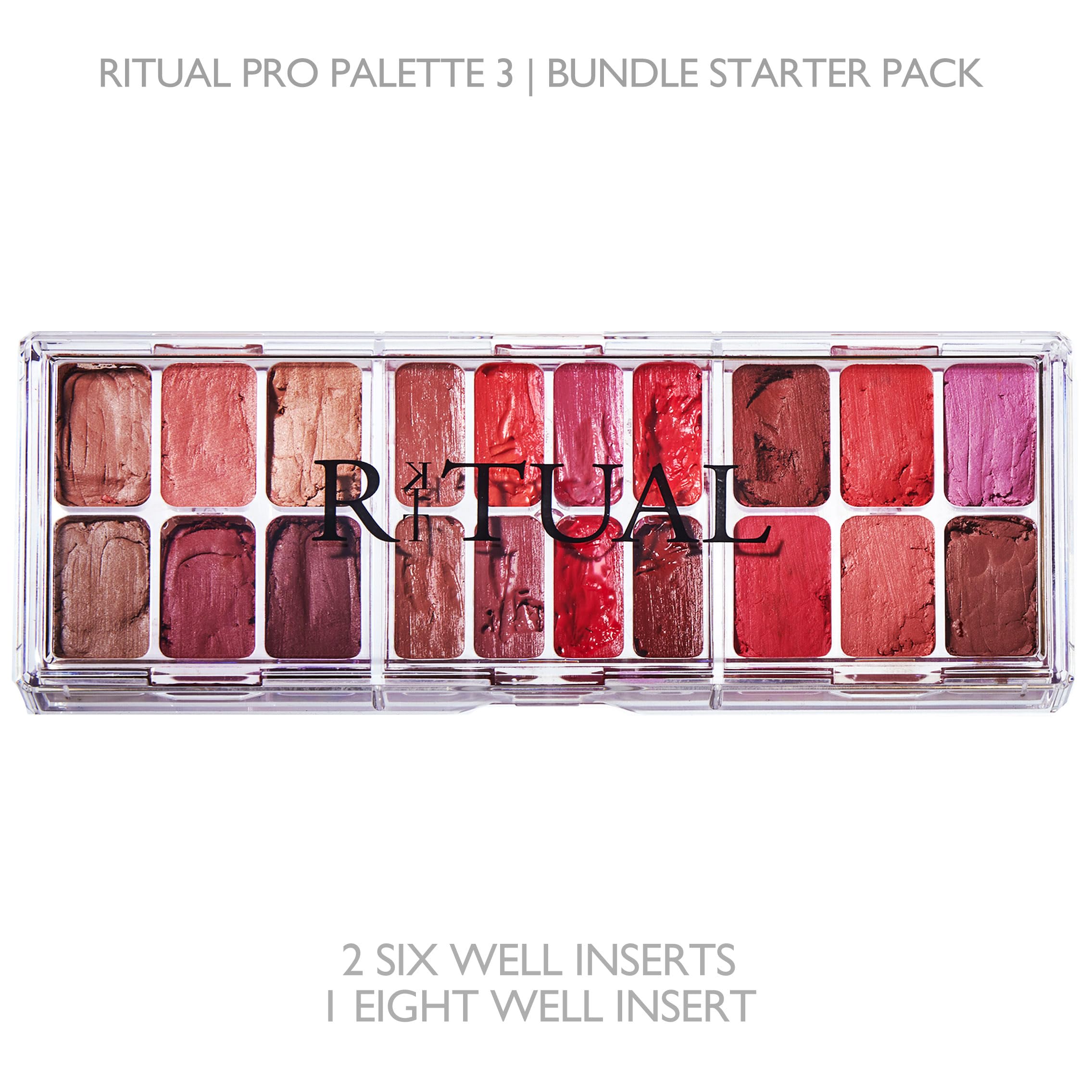 KIT RITUAL Empty Makeup Palette — 20 Wells, Interchangeable System | Ritual Pro Palette 3