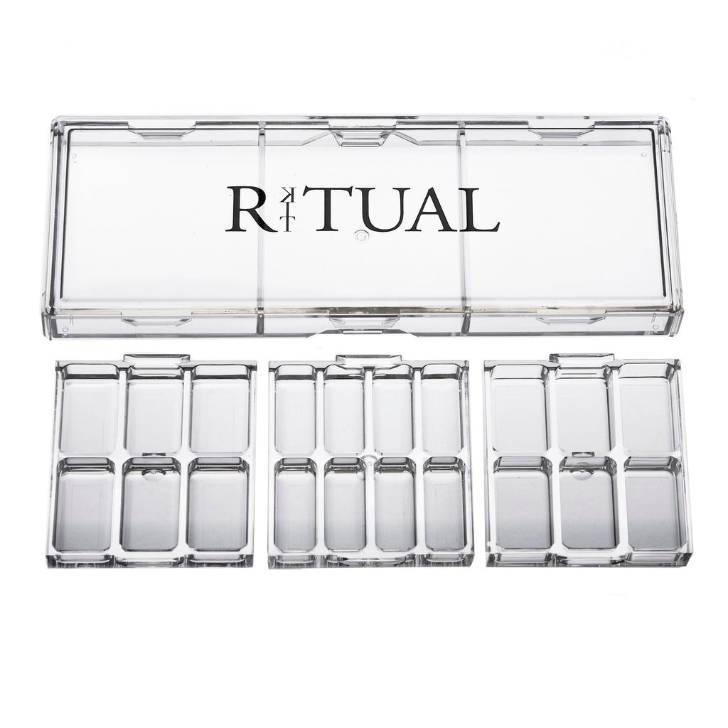 KIT RITUAL Empty Makeup Palette — 20 Wells, Interchangeable System | Ritual Pro Palette 3