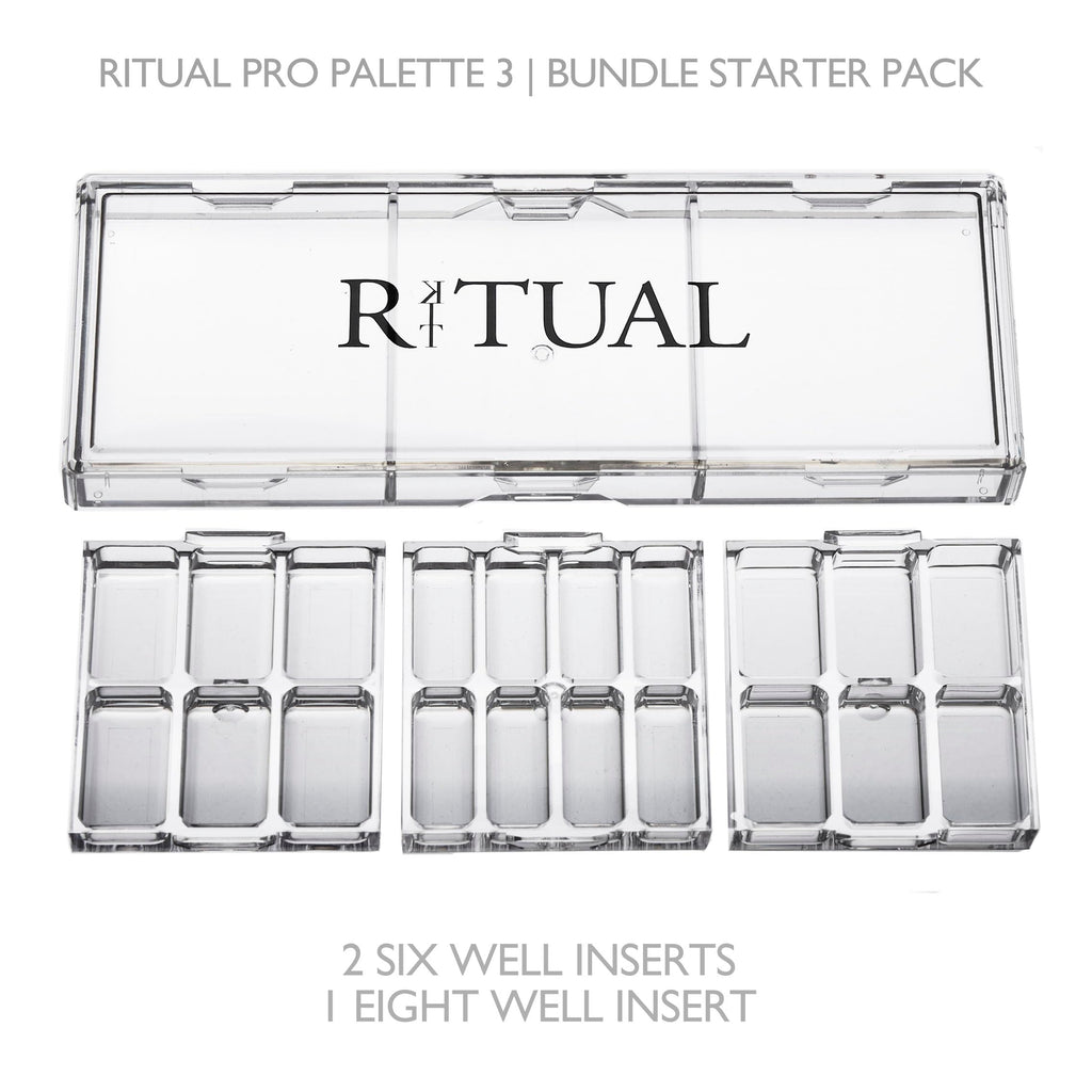 KIT RITUAL Empty Makeup Palette — 20 Wells, Interchangeable System | Ritual Pro Palette 3
