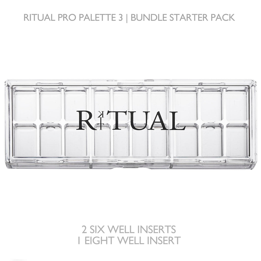KIT RITUAL Empty Makeup Palette — 20 Wells, Interchangeable System | Ritual Pro Palette 3