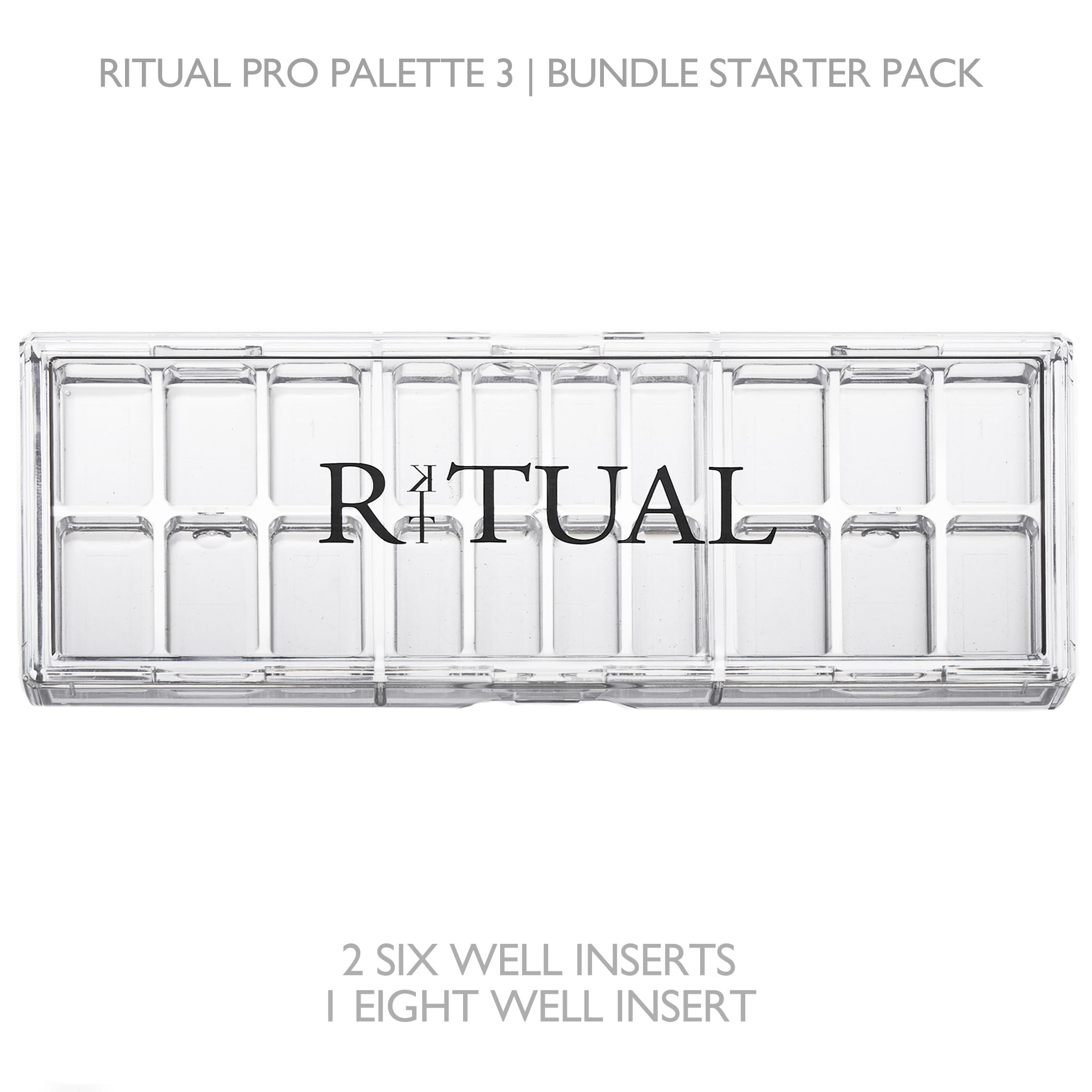 KIT RITUAL Empty Makeup Palette — 20 Wells, Interchangeable System | Ritual Pro Palette 3