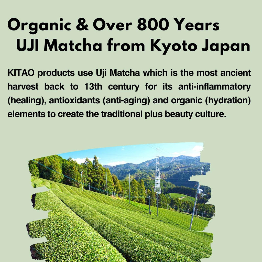 KITAO Facial Moisturizing Lotion – Matcha, Quinoa & Chia – 2-in-1 Lotion & Toner, 6.7 fl oz (Japan)