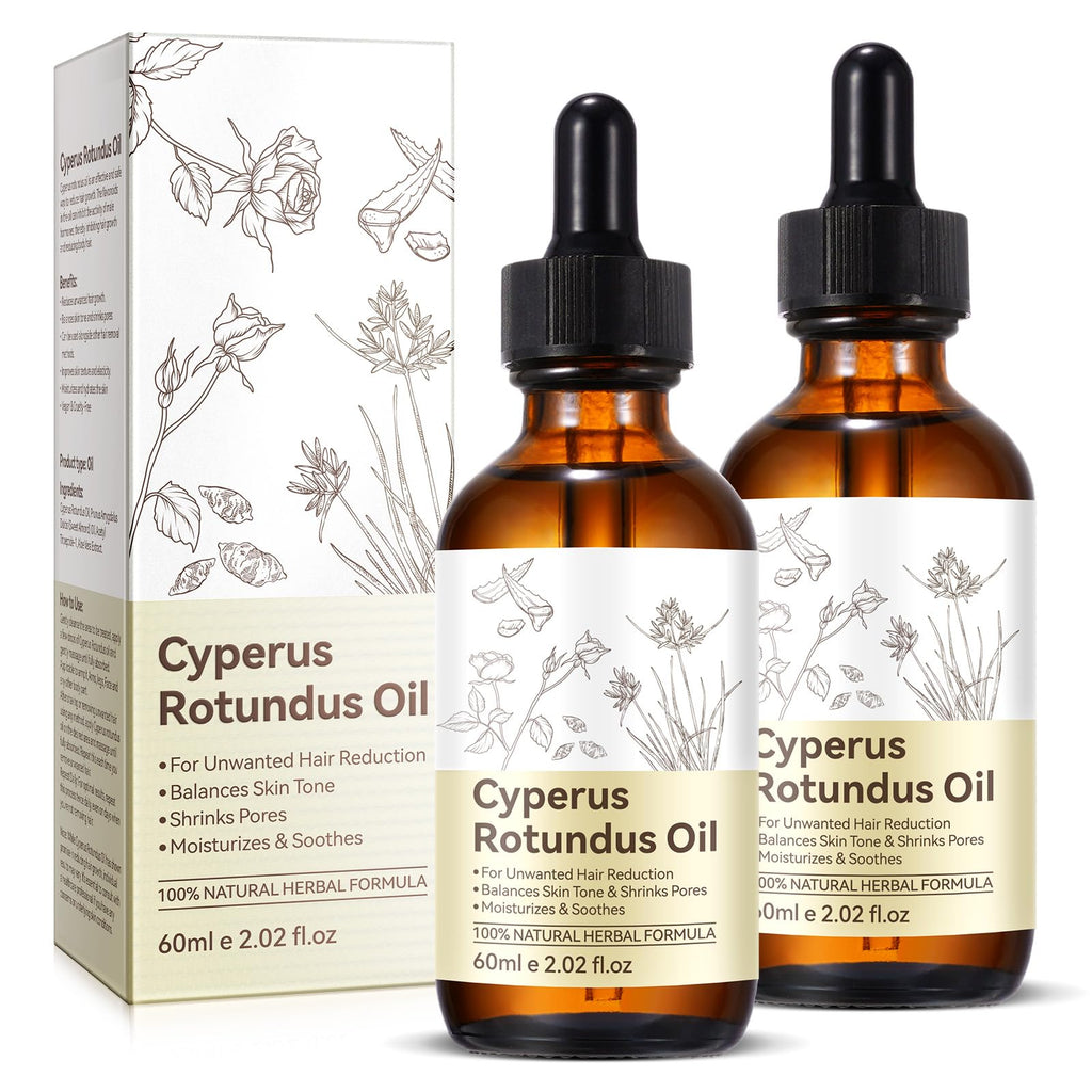 KITNOBLIS Cyperus Rotundus Oil – Hair Reduction & Hydration (120 ml)