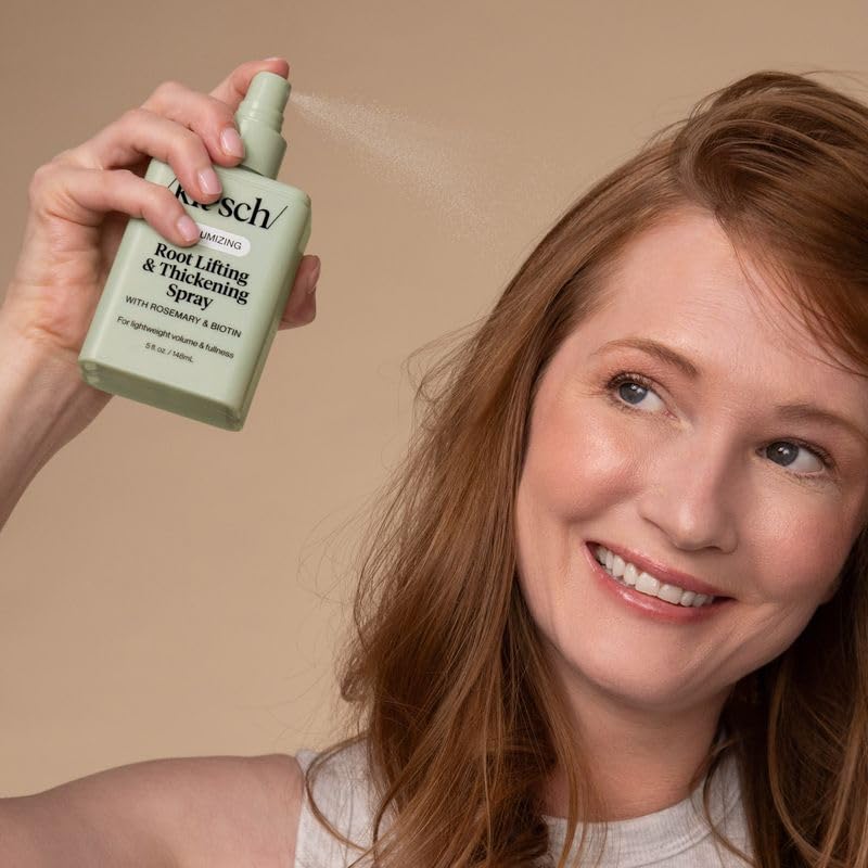 Kitsch Root Lifting Spray for Fine Hair – Lightweight Volumizing Spray with Rosemary & Biotin