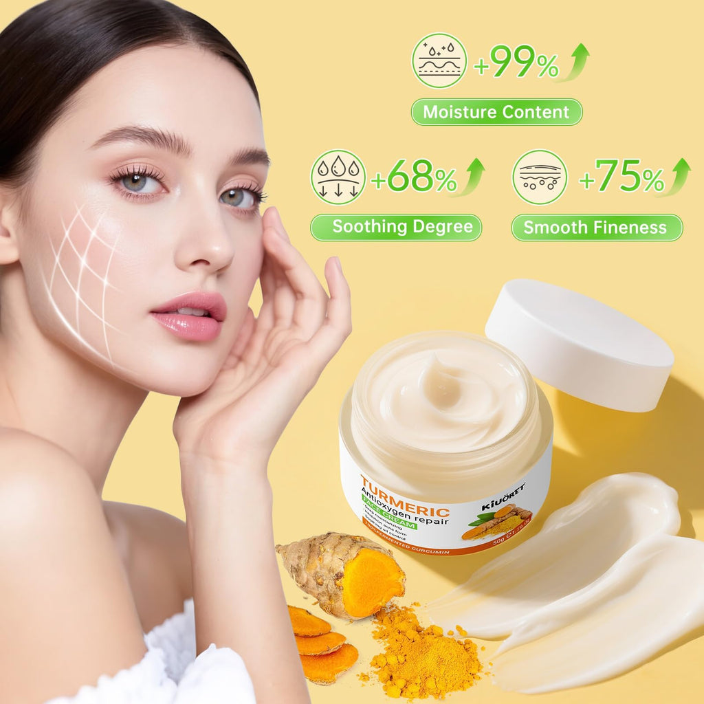 KIUORET Turmeric 11-Piece Skin Care Set | Hydration & Acne Support